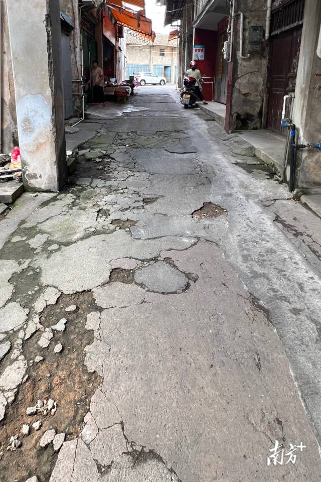 三角舊墟改造前。受訪者供圖。