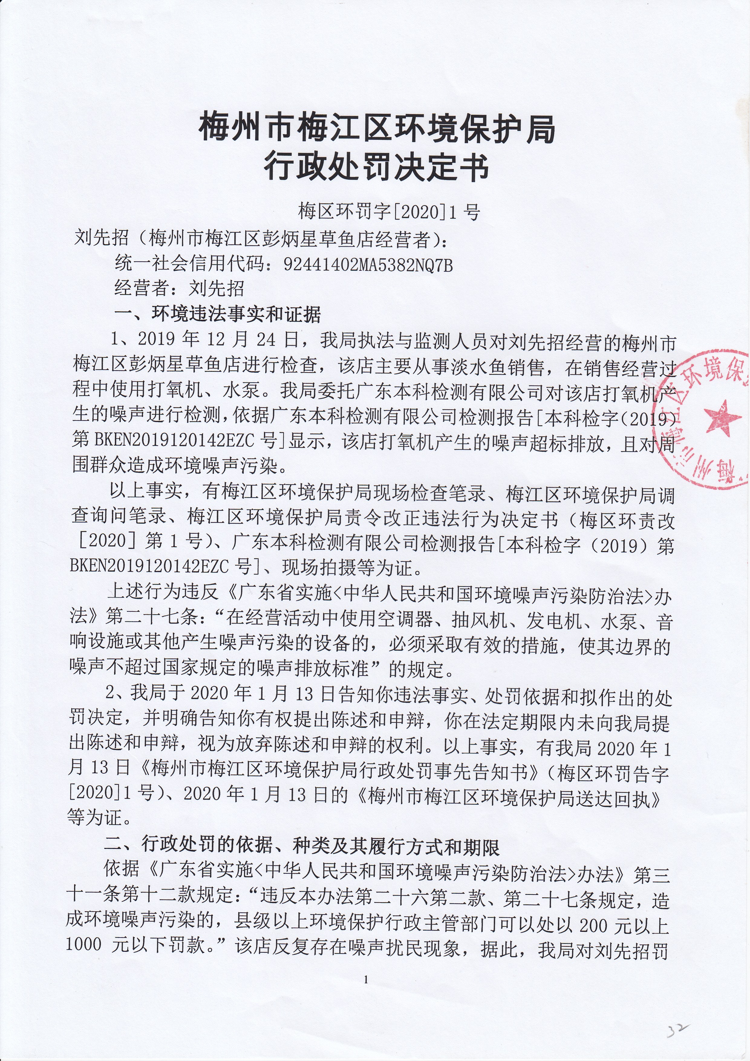 梅區(qū)環(huán)罰字【2020】1號劉先招（梅州市梅江區(qū)彭炳星草魚店經(jīng)營者）1.jpg