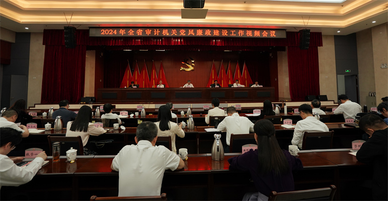 廣東省審計廳召開全省審計機關黨風廉政建設工作視頻會議暨“作風建設年”活動總結會議